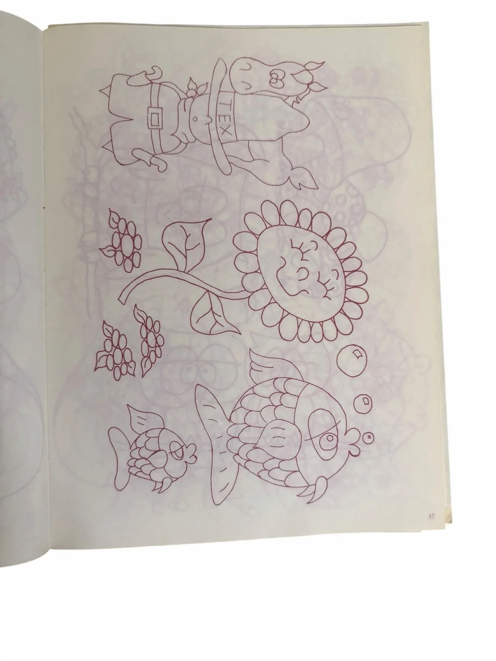 Vintage 1977 Jonell's Transfer Patterns book (#505) with 20 Full Pages